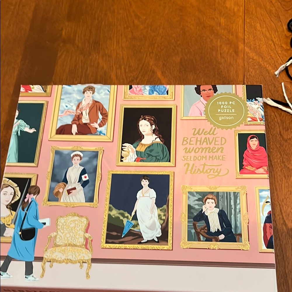 Galison  Women's History Puzzle, 1000 piece foil puzzle